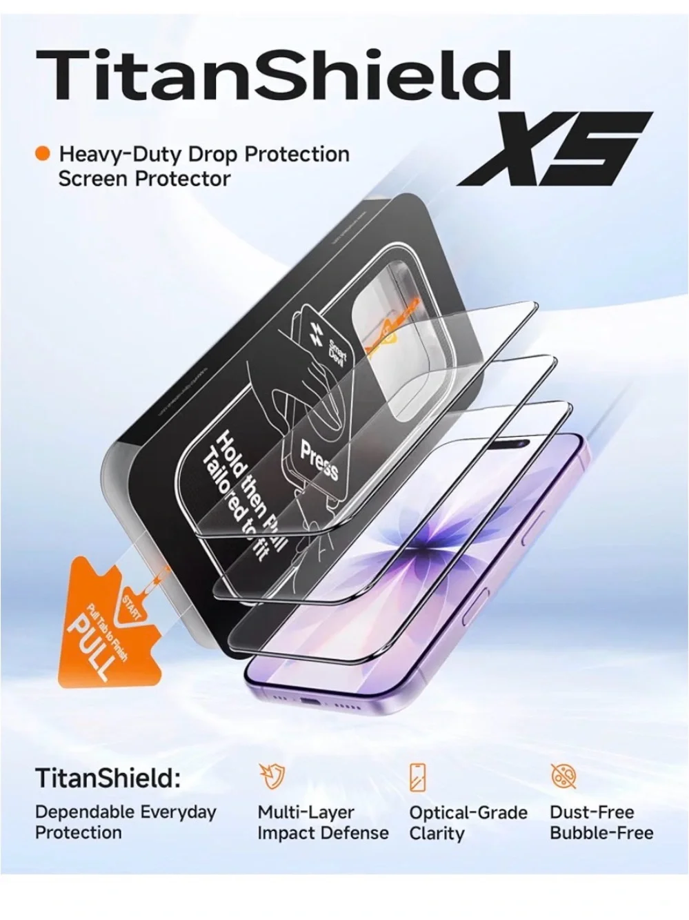 3Pack Screen Protector For I phone 17 optical clear 9H tempered Glass